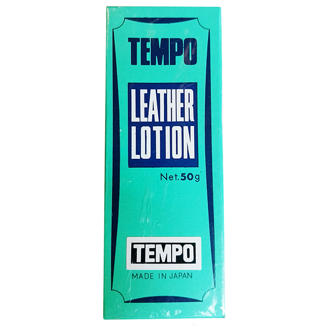 TEMPO（テムポ）レザーローションの箱