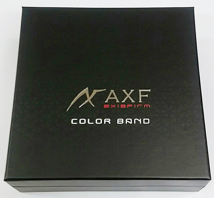 AXF（AXISFIRM）アクセフ　COLOR BAND（カラーバンド）箱表